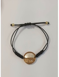 PULSERA PLATA CÁCERES CON MACRAME