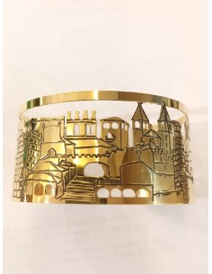 PULSERA CÁCERES PLATA DORADA