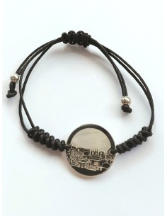 PULSERA MACRAME CON MEDALLA CÁCERES